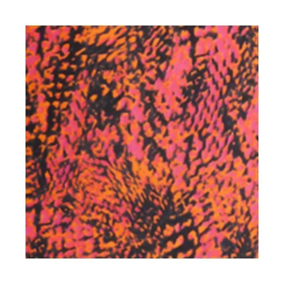 Bar III S Viper Snakeskin Ruby High-waist Cut-out Side Slit Bikini Bottom Red - Picture 7 of 8